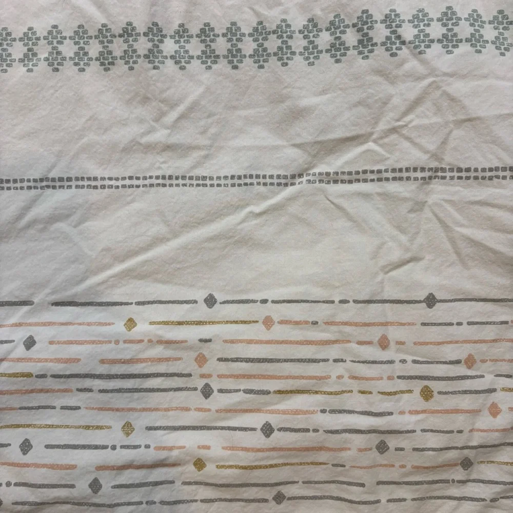Ink & Ivy‎ Nea Boho Stripe Cotton Duvet Cover Twin Size
